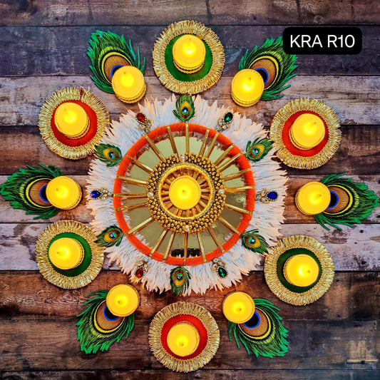 Morpankh Gajra Full Rangoli Set