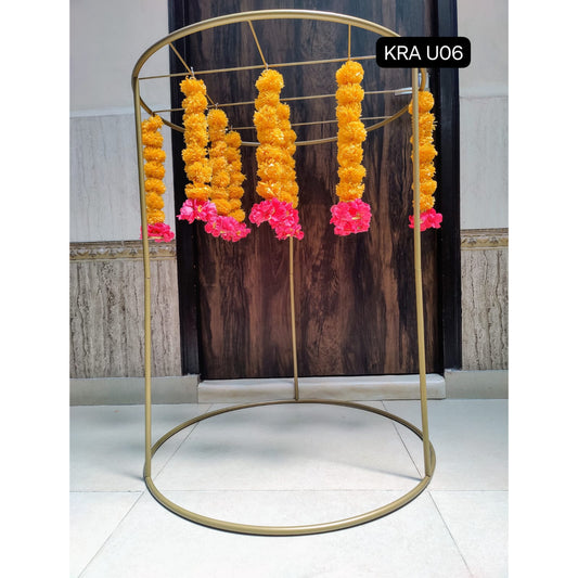 Big Metal Cyindrical Decor Stand