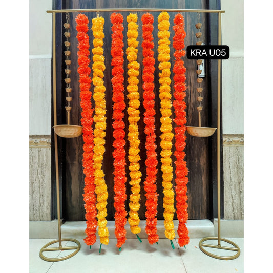 Big Metal Decor Stand With 2 Hanging Urli