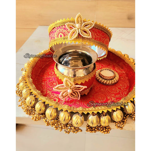 Premium Heavy Work Thali Combo K-Ht015
