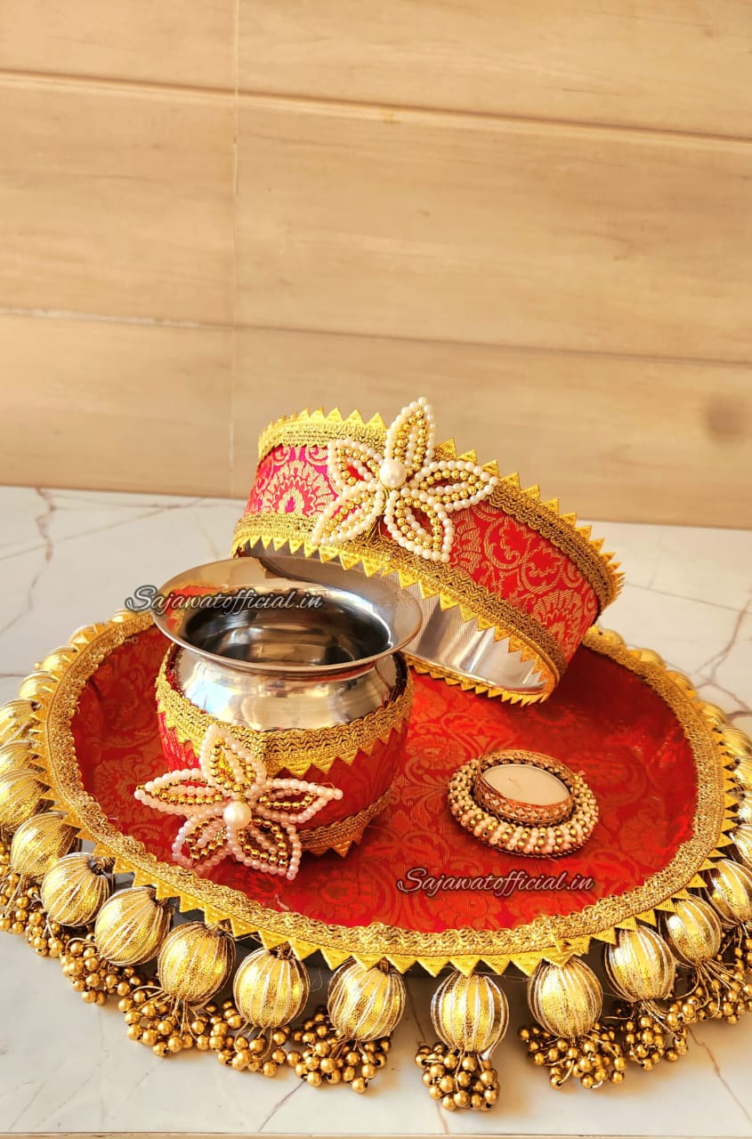 Premium Heavy Work Thali Combo K-Ht015