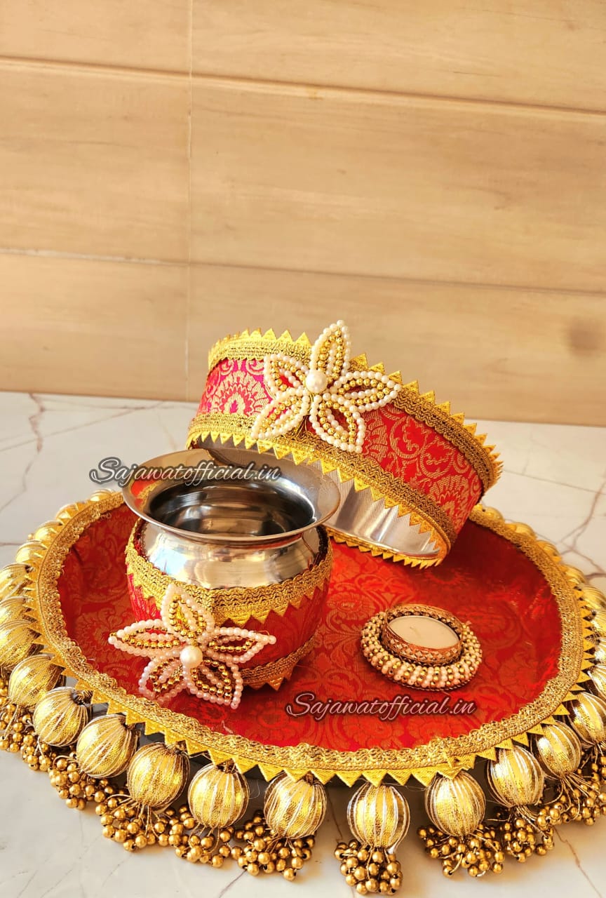 Premium Heavy Work Thali Combo K-Ht015