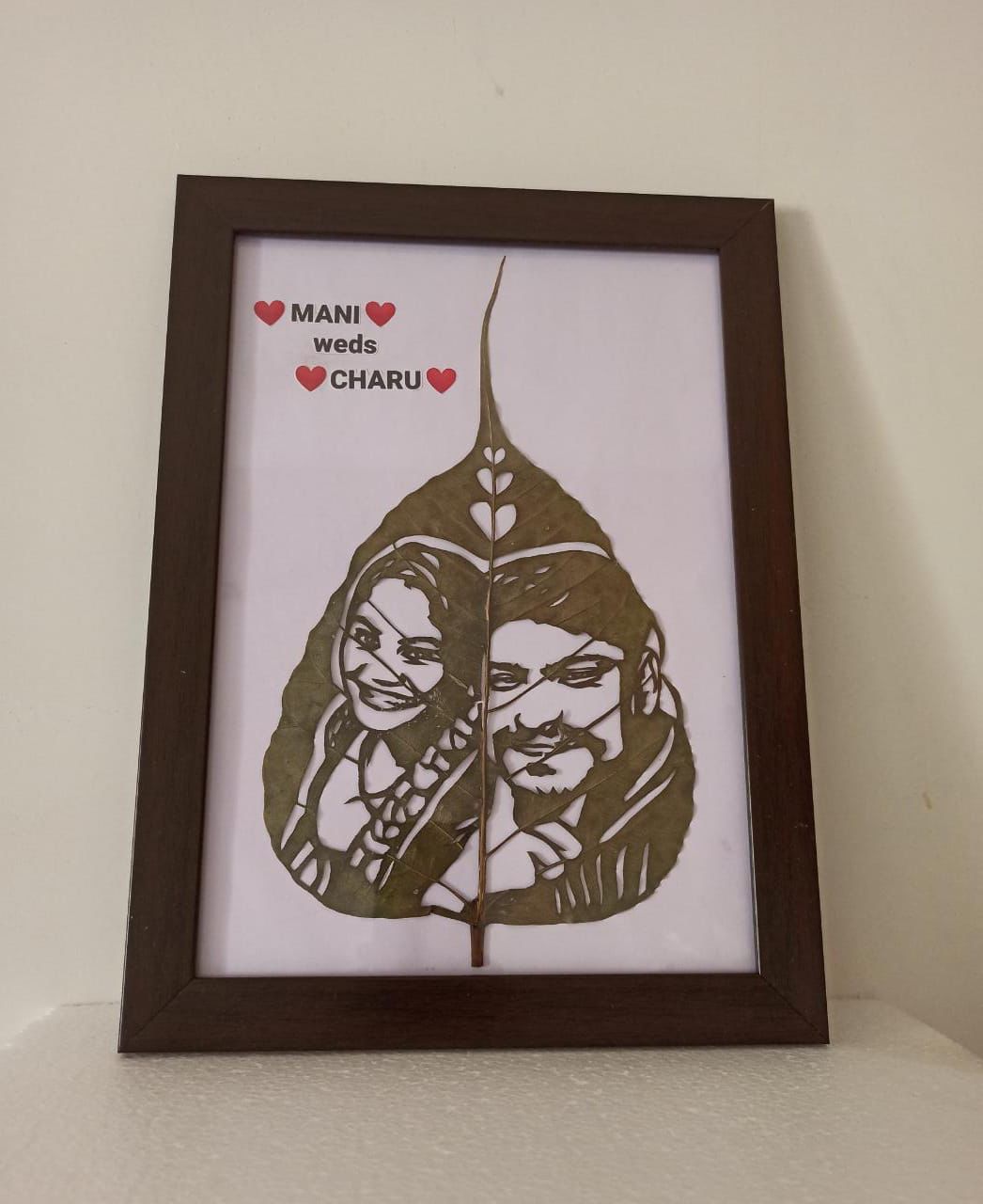 Leaf Art Photo Frame