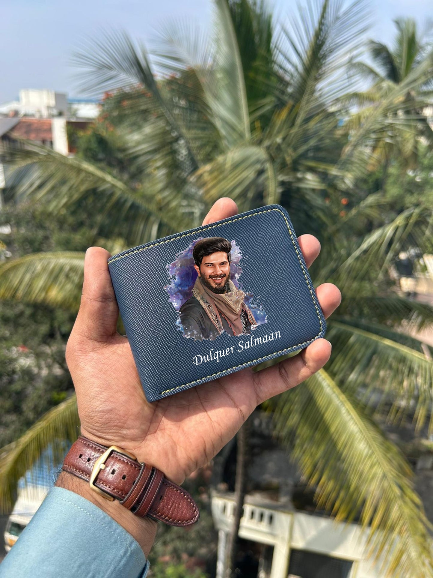 Saffiona Artistic Photo Printed Men Wallet