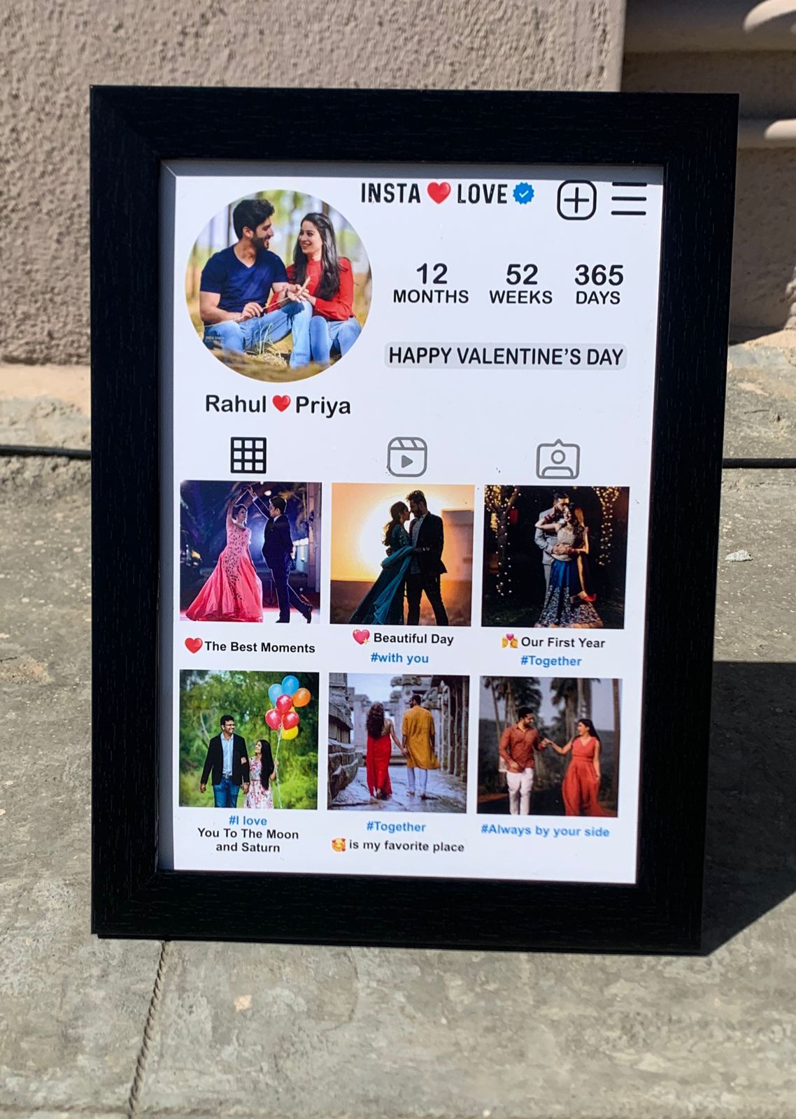 Insta Love Frame