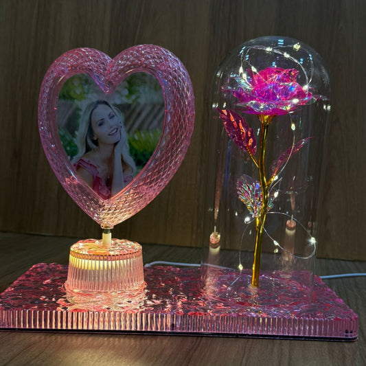 LED Revolving Love Frame