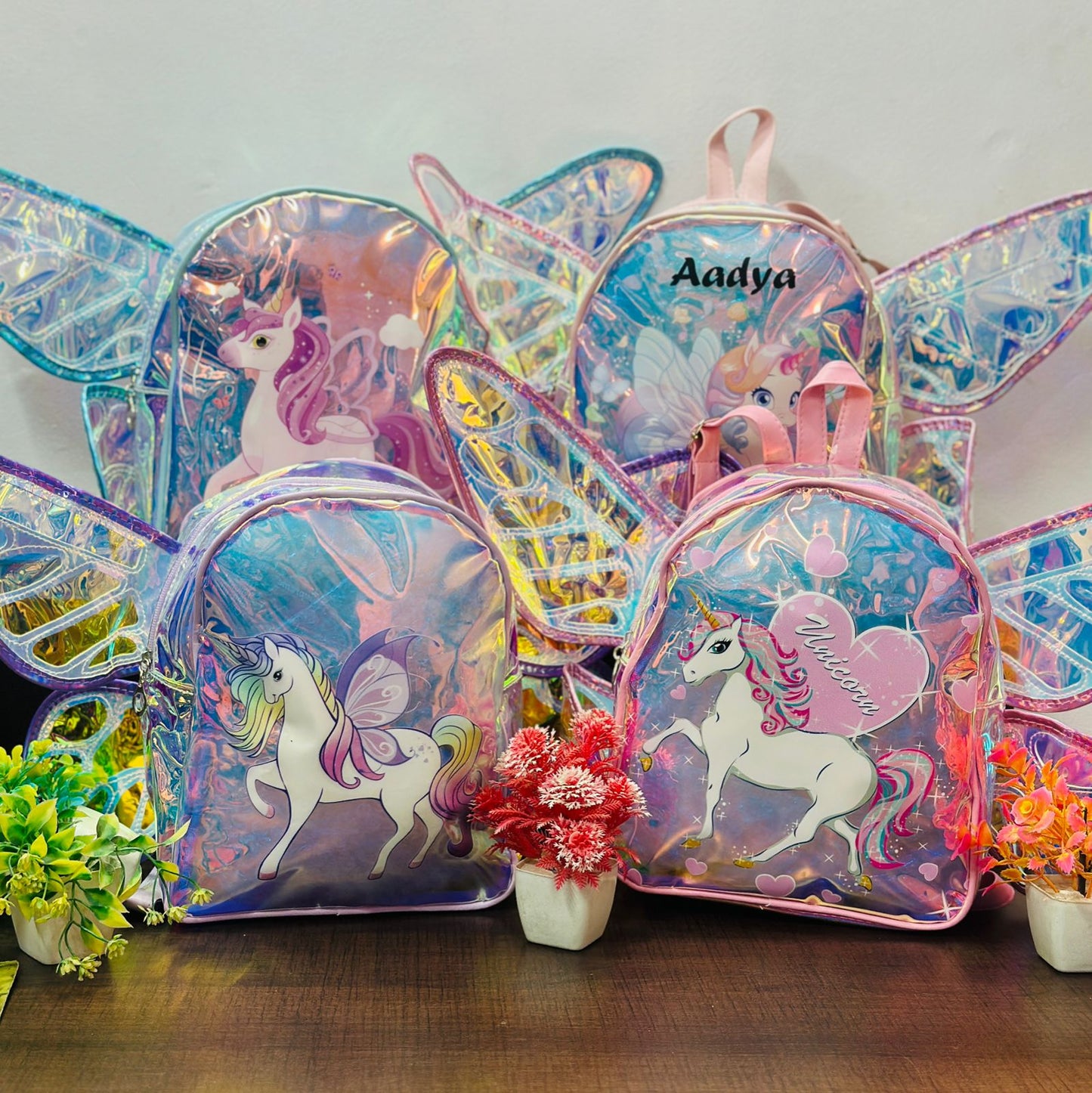 Holographic Unicorn Wings Bag