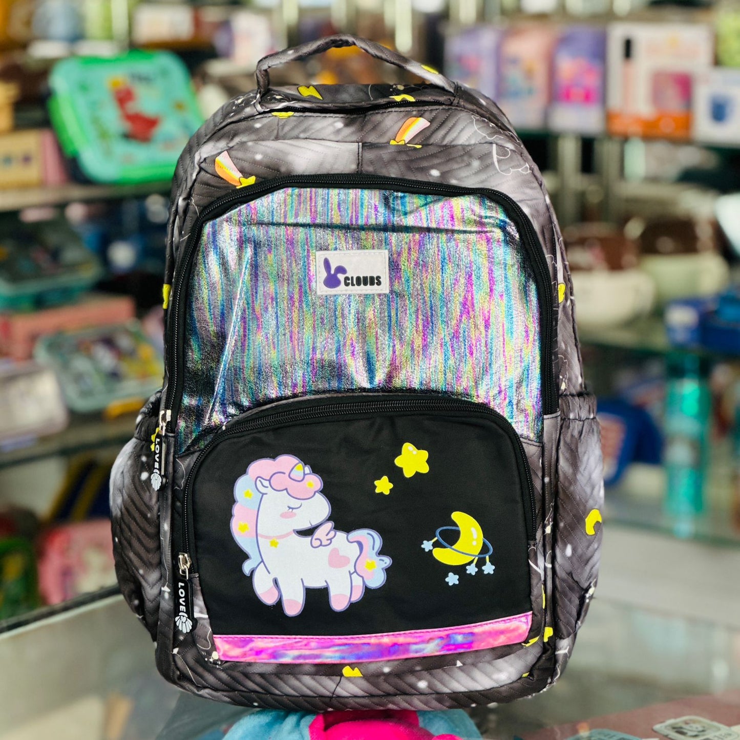 Unicorn Printed Backpack