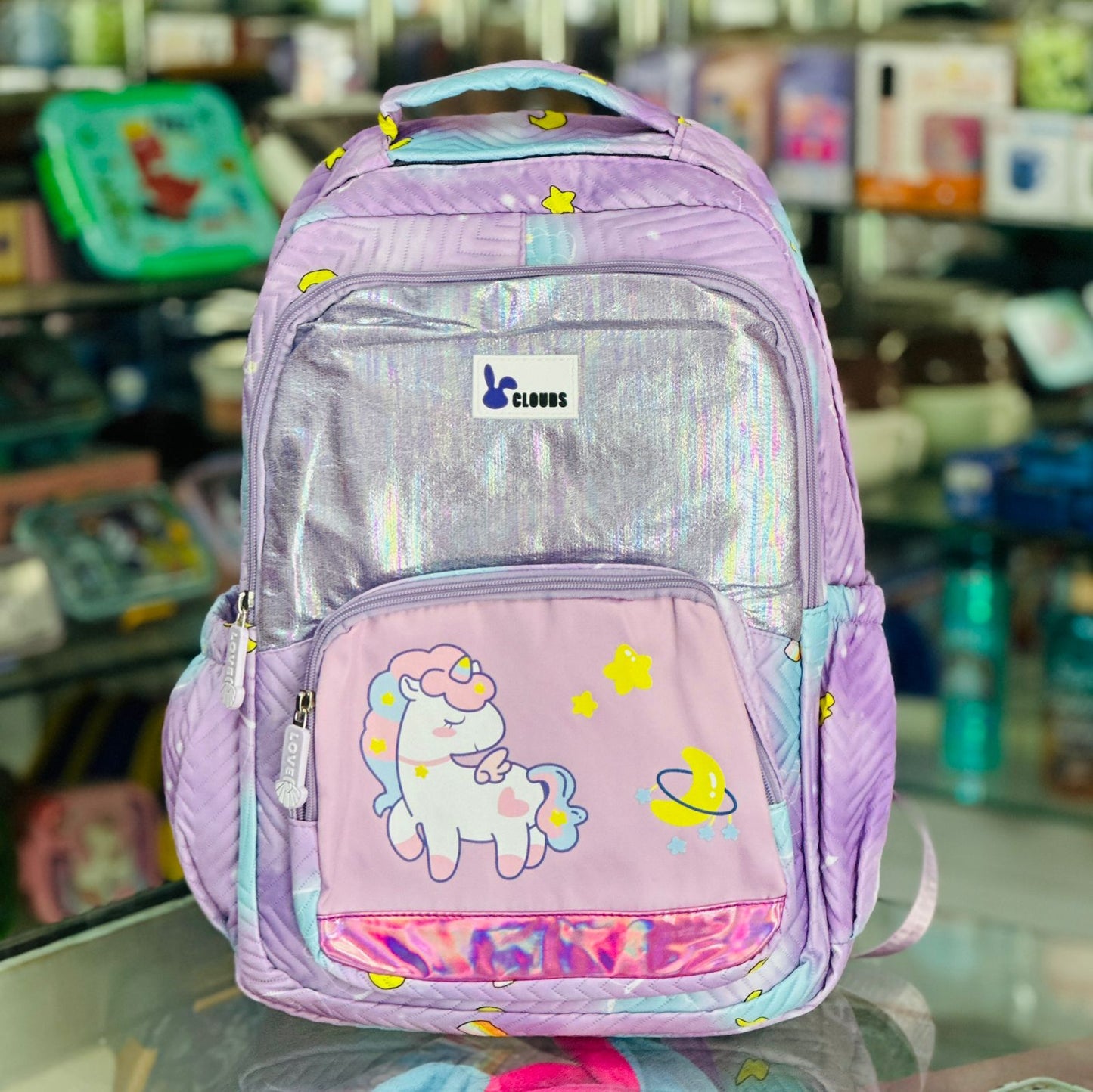 Unicorn Printed Backpack