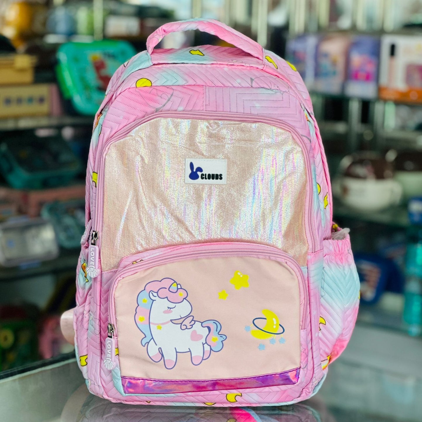 Unicorn Printed Backpack