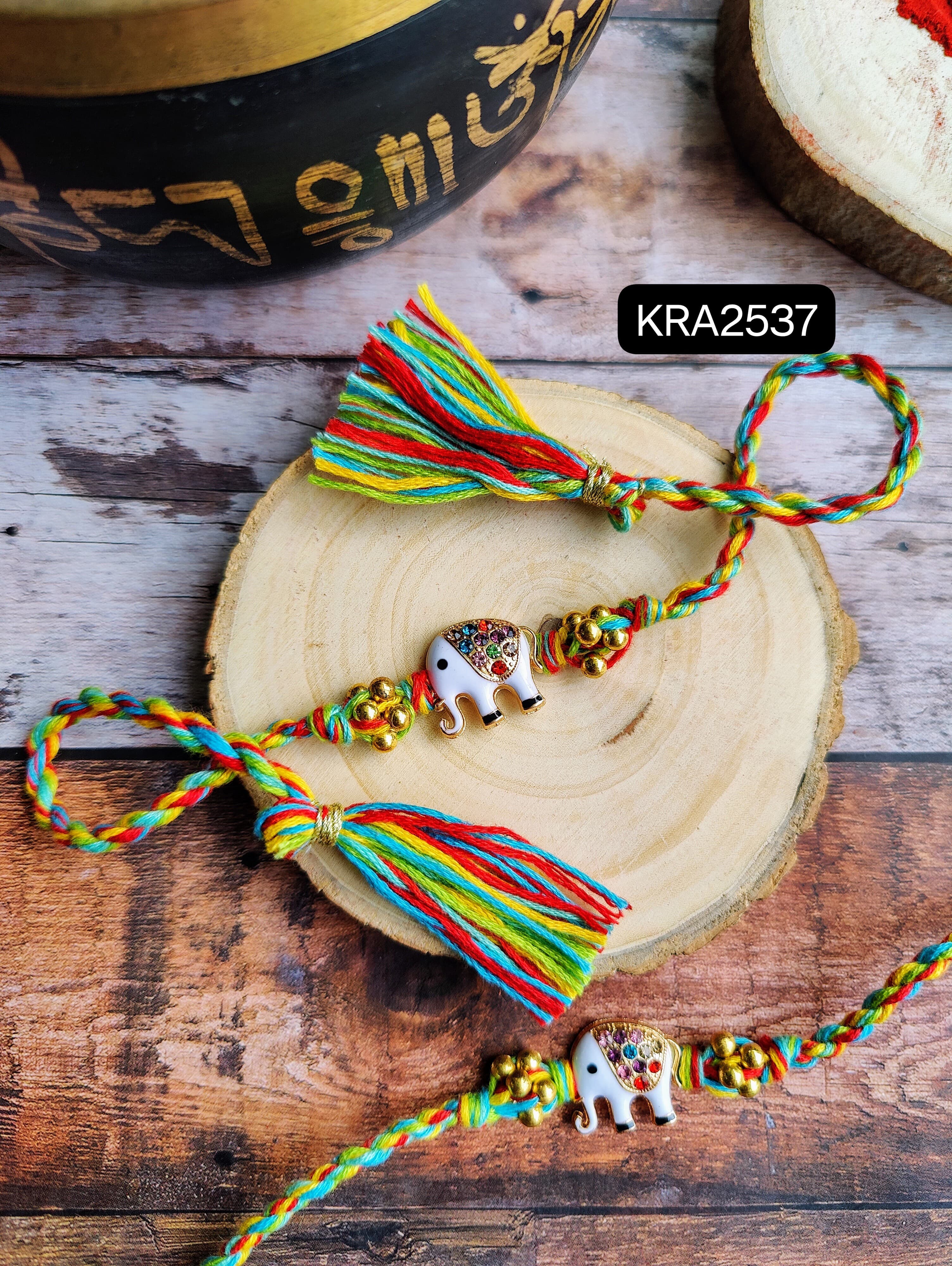 Elephant Braided Rakhi (KRA2537)