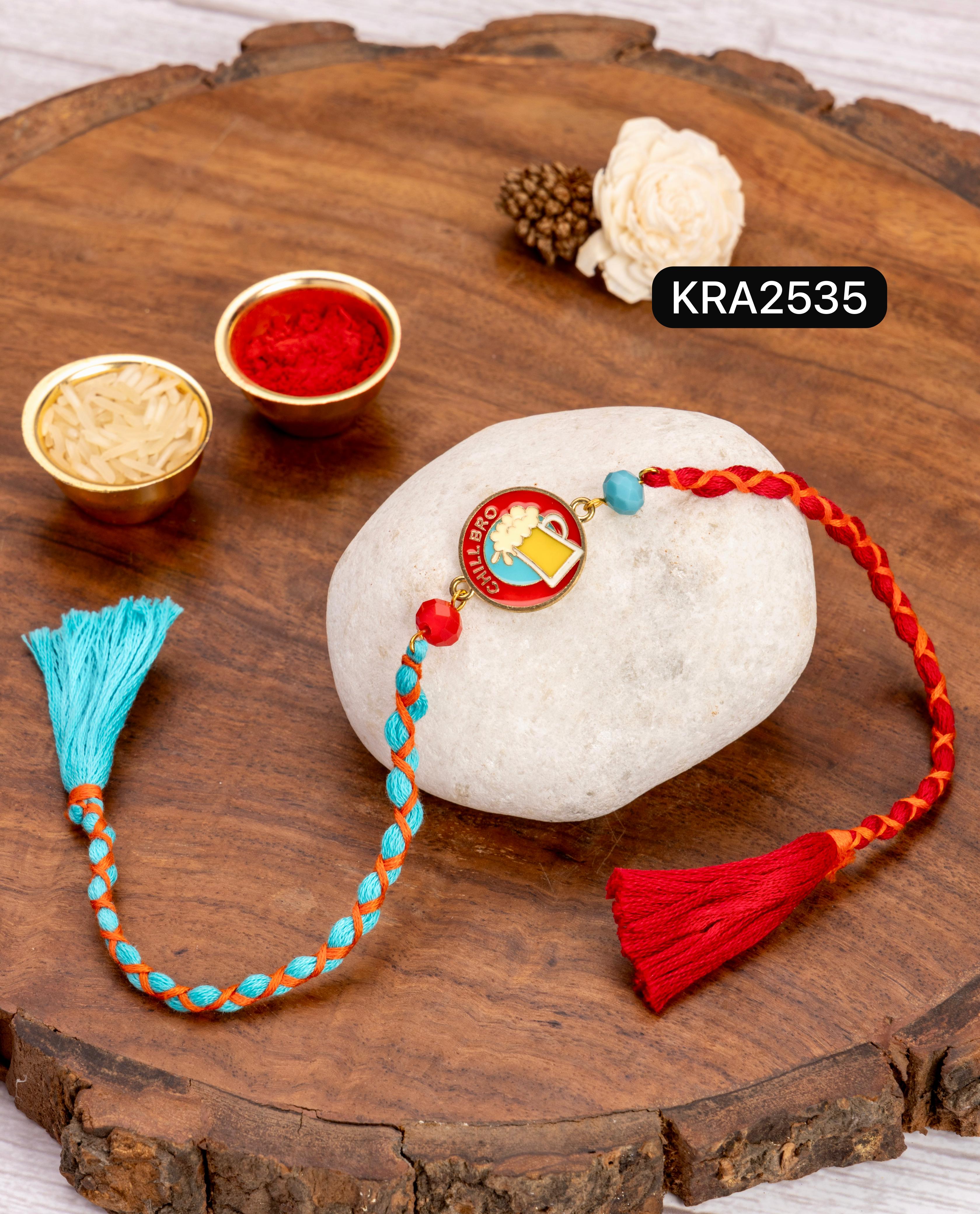 Chill Bro Quirky Rakhi For Bhai (KRA2535)
