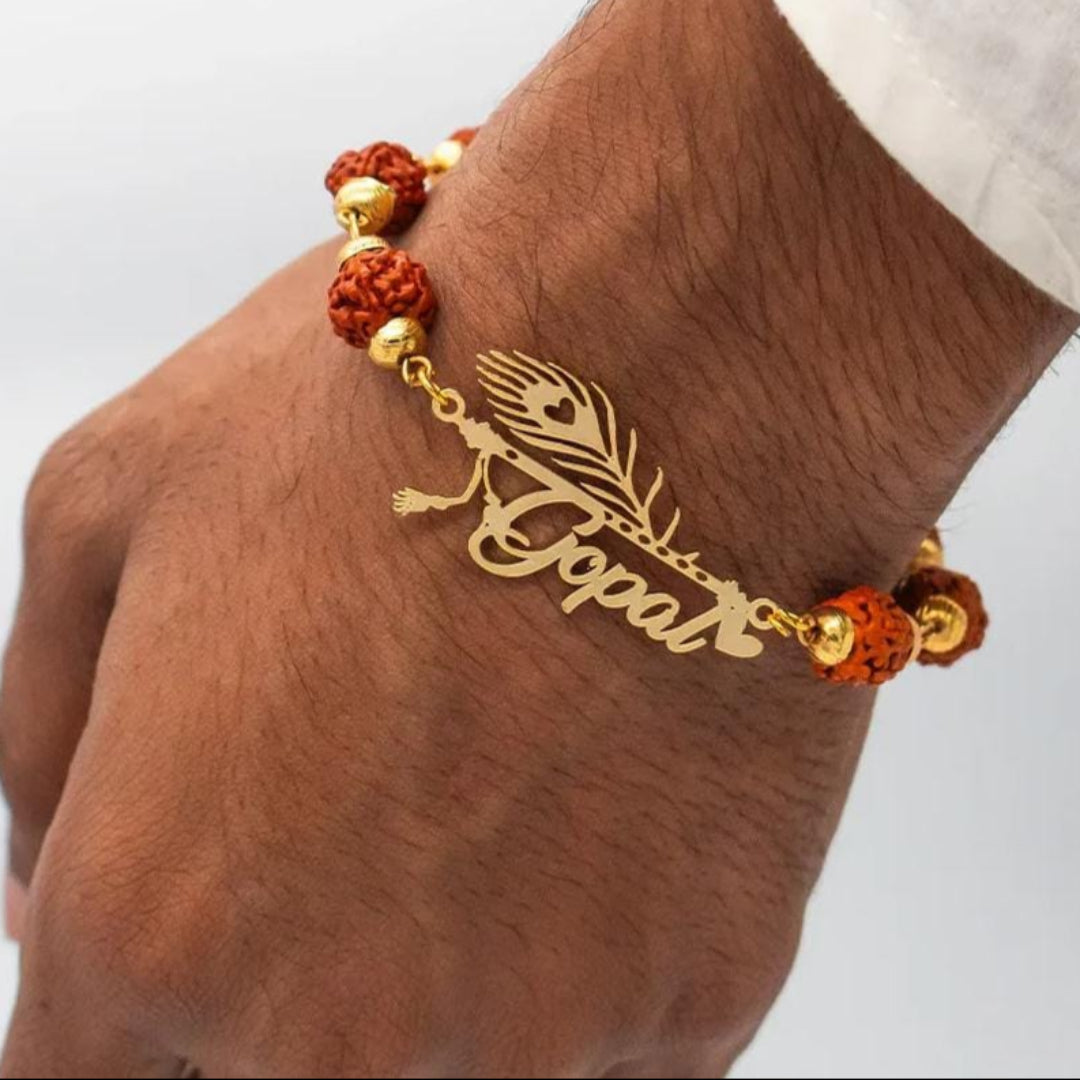 Morpankh Rudraksha Rakhi