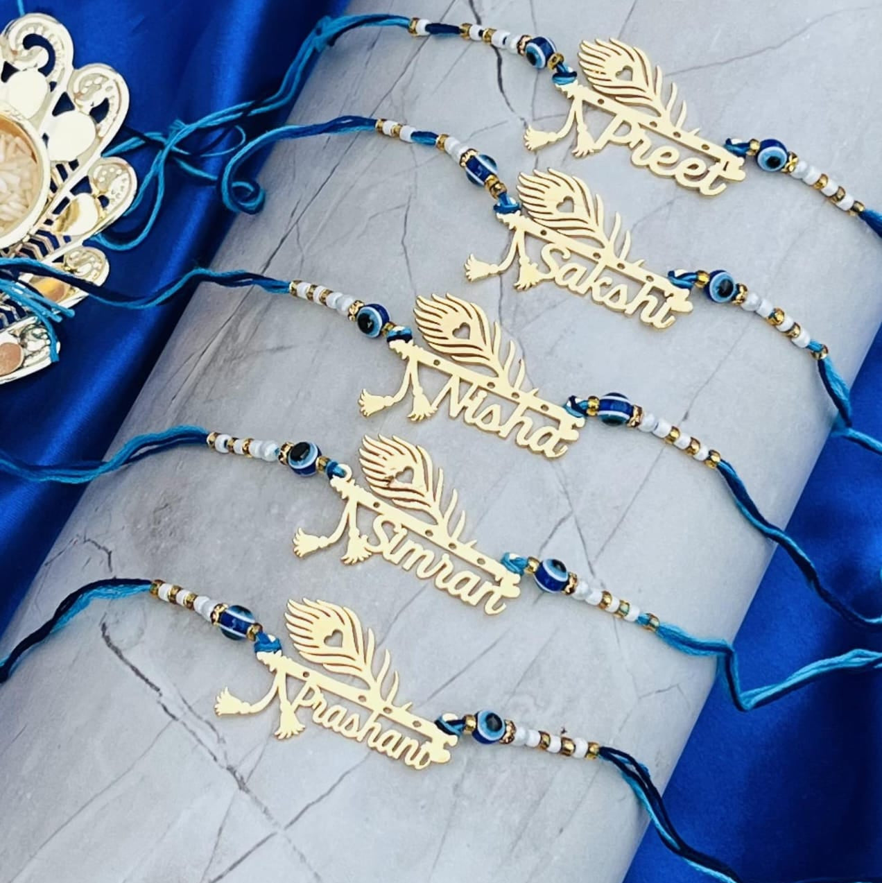 Morpankh Evil Eye Rakhi