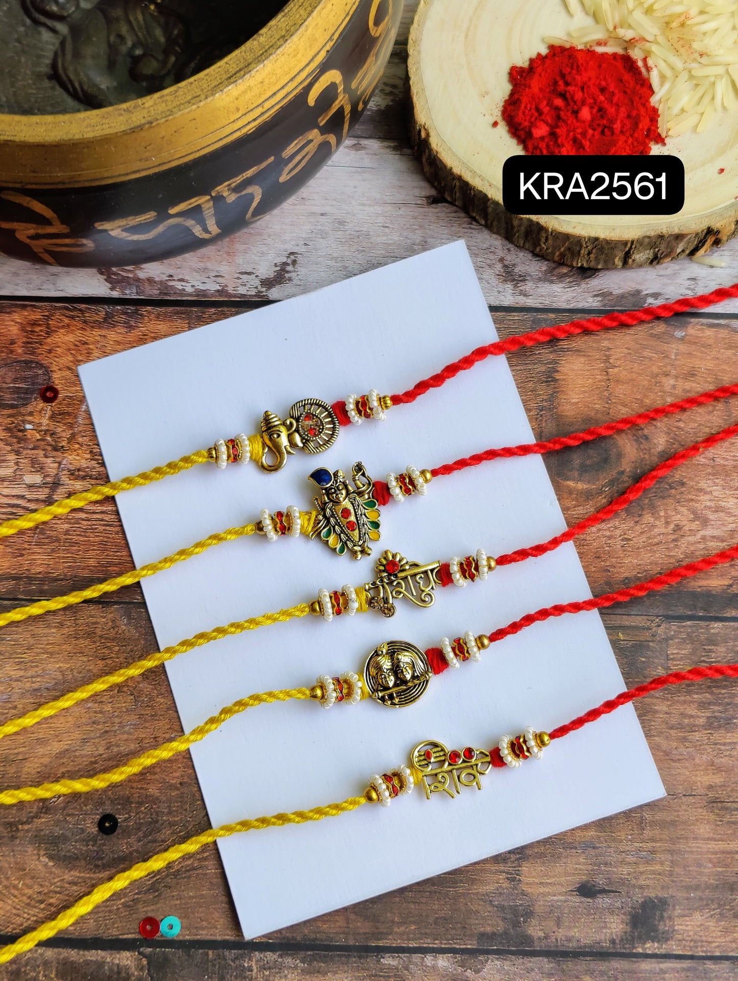 God Hand Braided Rakhi (KRA2561)