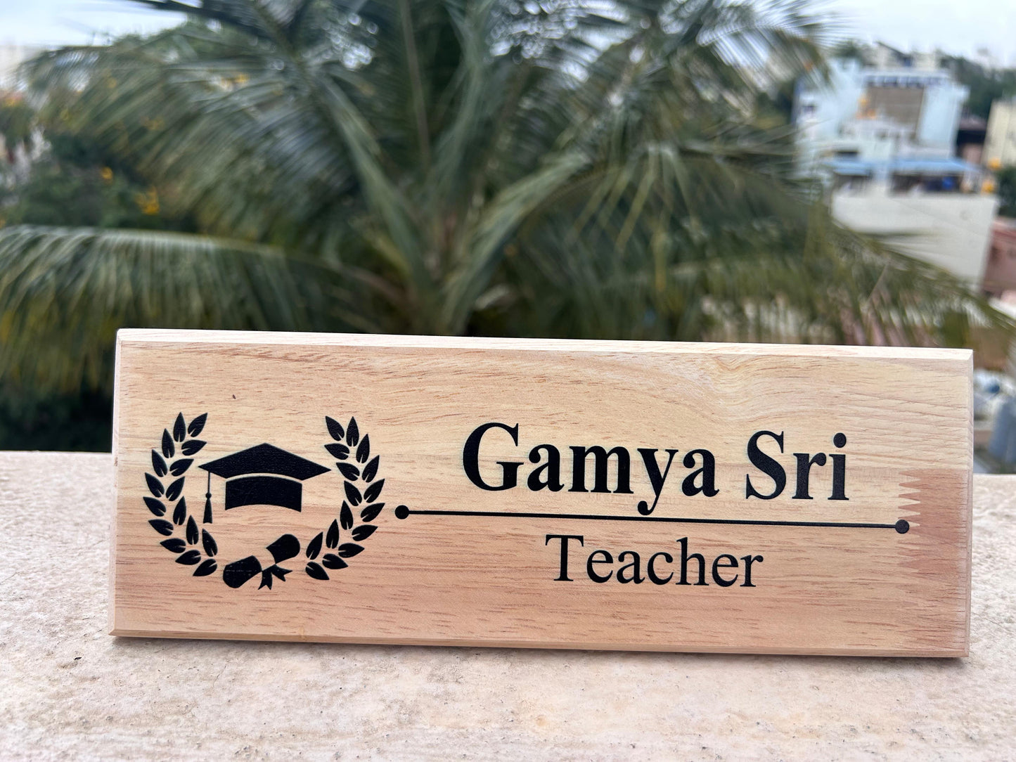 Desktop Designation Nameplate