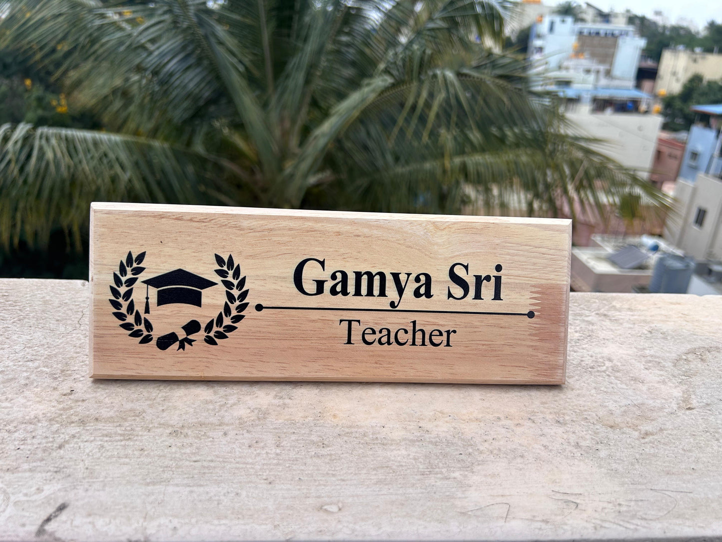 Desktop Designation Nameplate