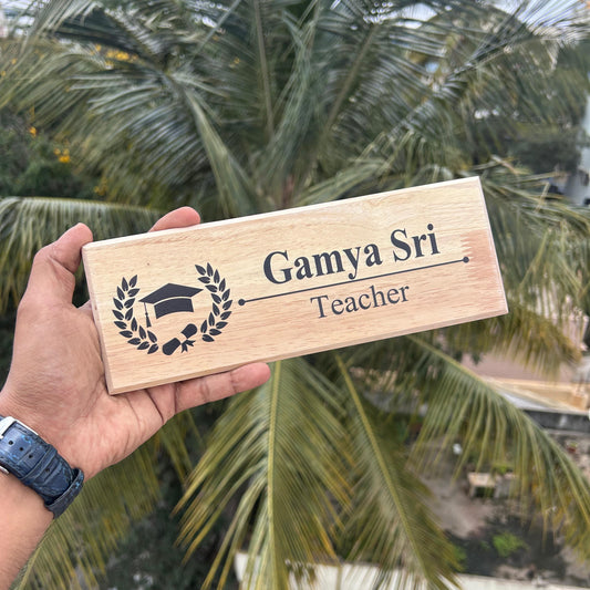 Desktop Designation Nameplate