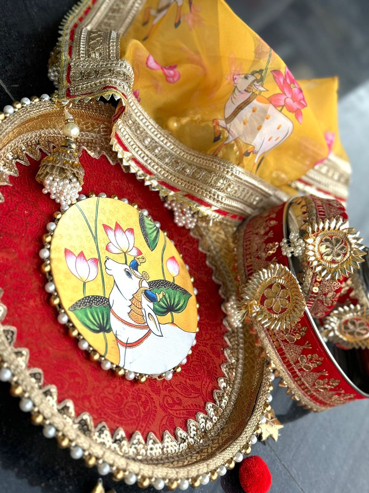 Pichwai Sajni Thali Set LP07