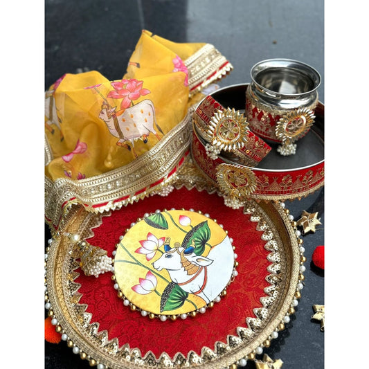 Pichwai Sajni Thali Set LP07