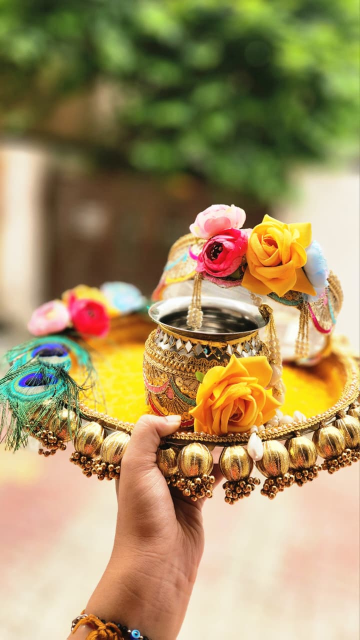 Yellow Thali Set K-Ht020