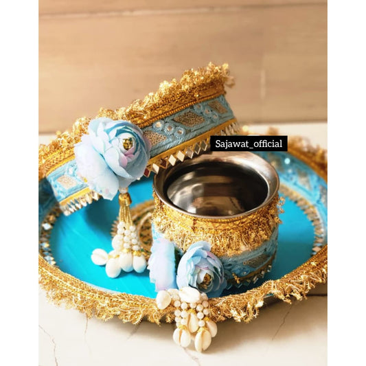 Blue Thali Set K-Ht021