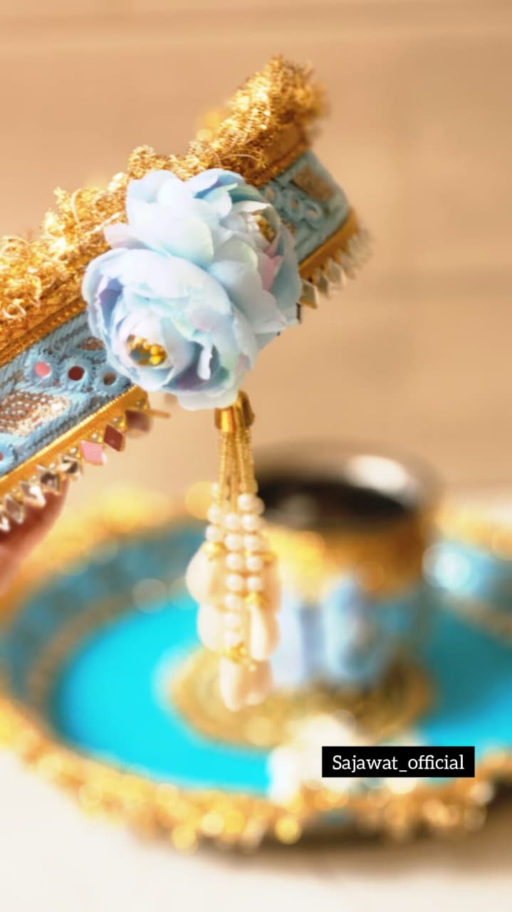 Blue Thali Set K-Ht021