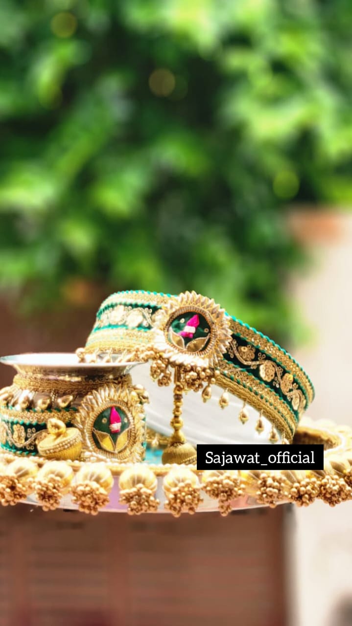 Green Thali Set K-Ht023