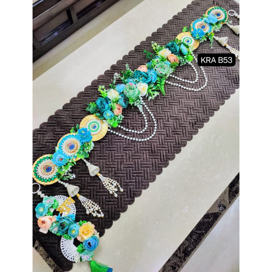 Floral Bandhanwar With Side Hangings KRA B53