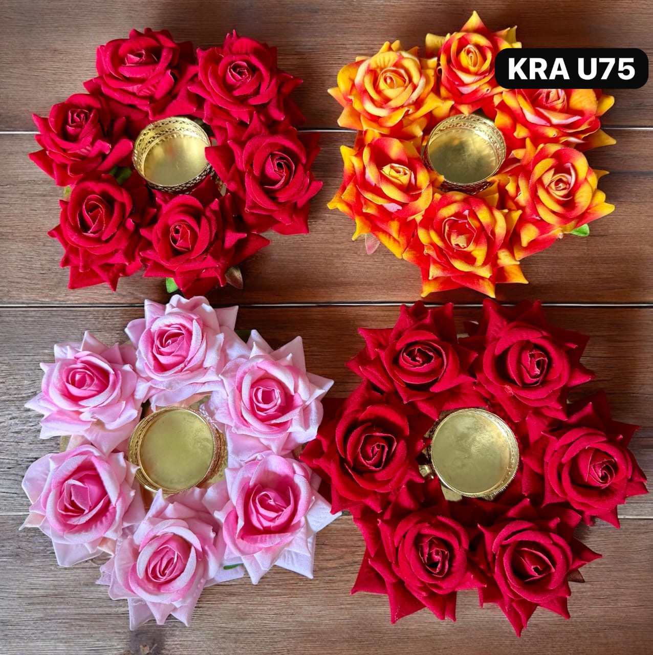 Rose T-light Holder KRA U75