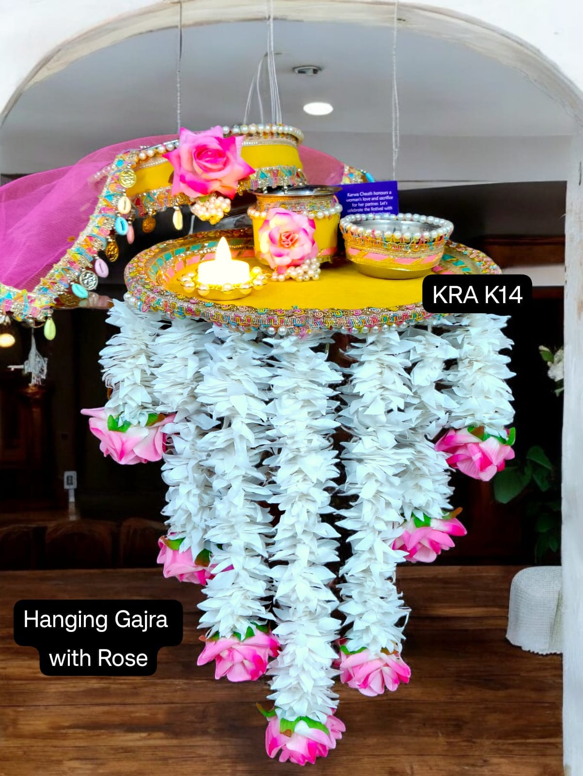 Rose Gajra Karwachauth Thali Combo KRA K14