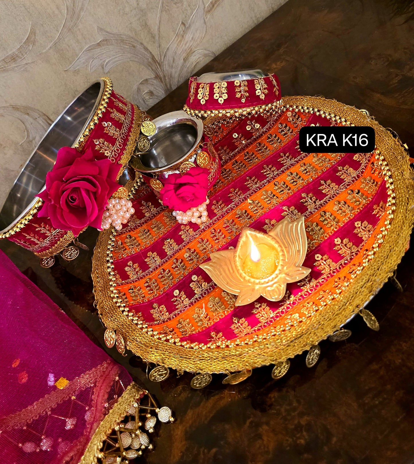 Coins Karwachauth Thali Combo KRA K16