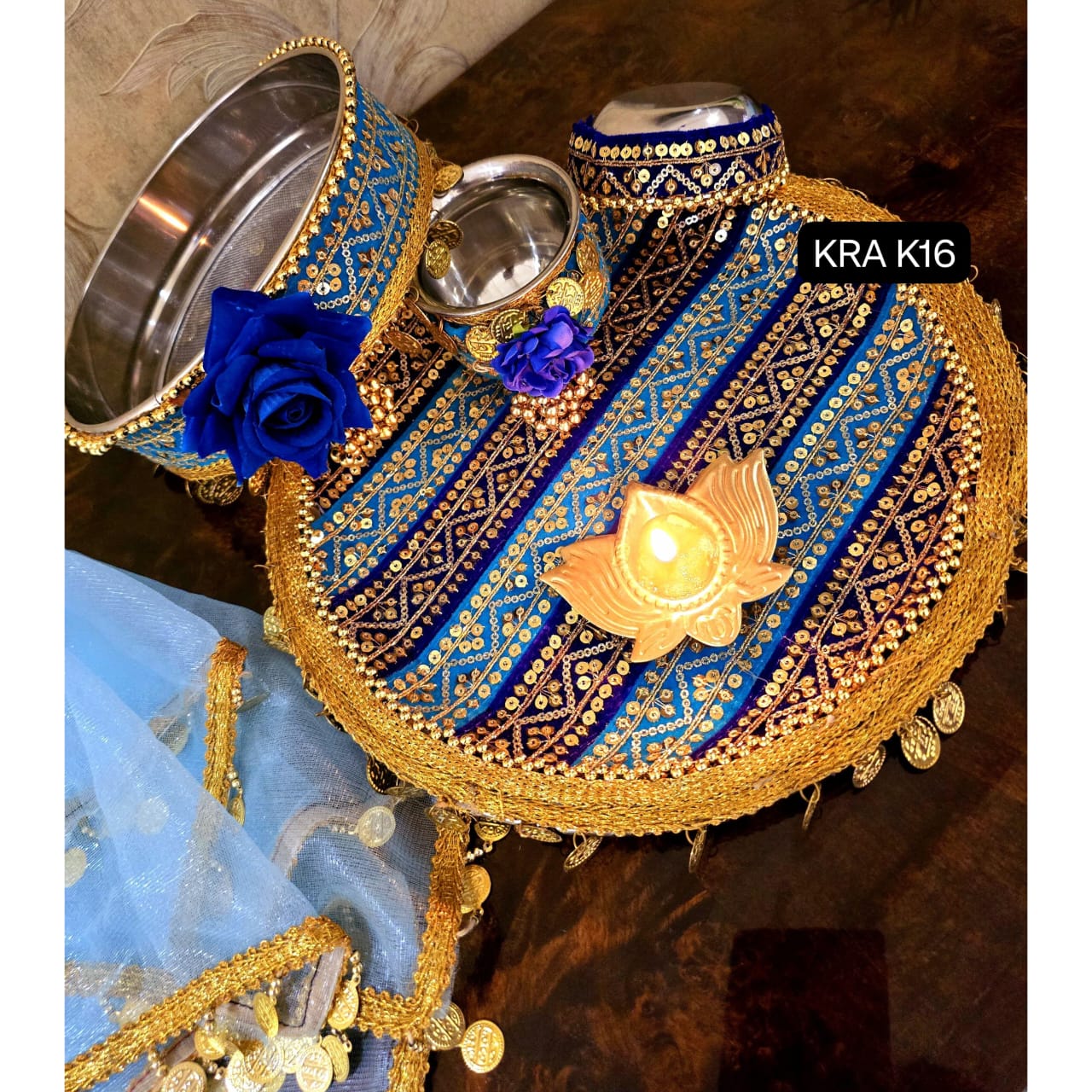 Coins Karwachauth Thali Combo KRA K16