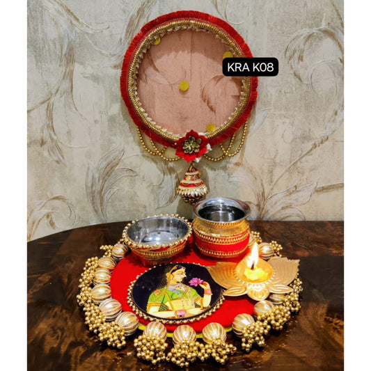Karwachauth Reversible Thali Combo KRA K08