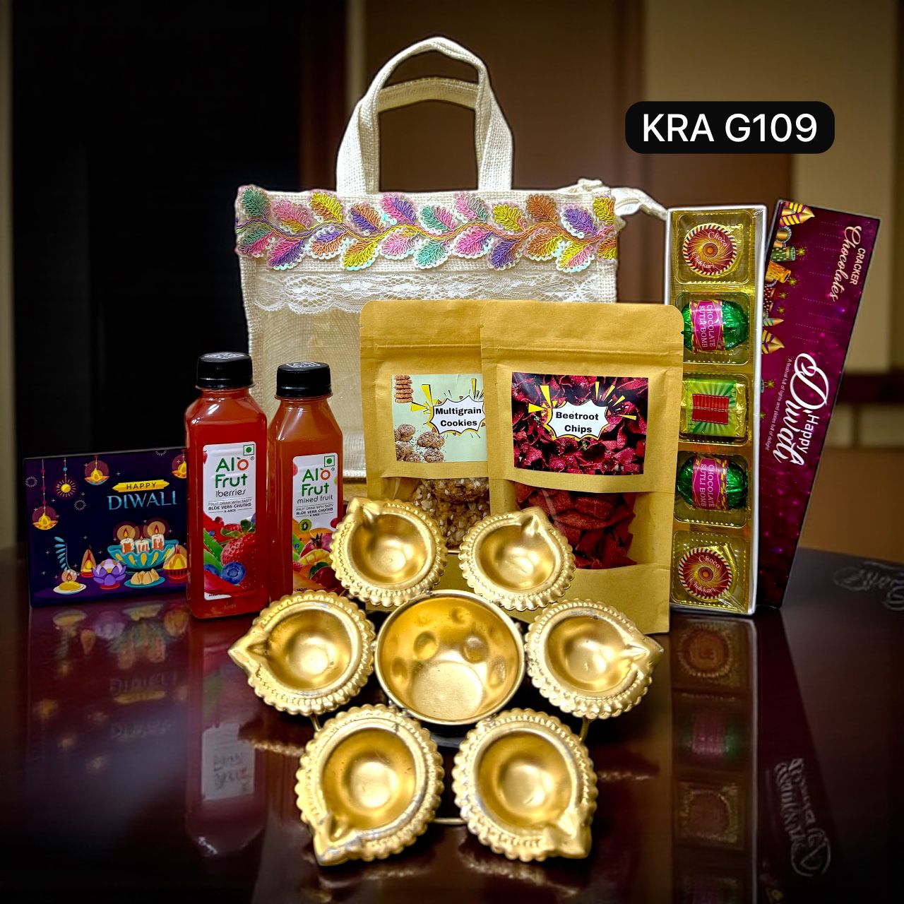 Jute Bag Full Hamper KRA G109