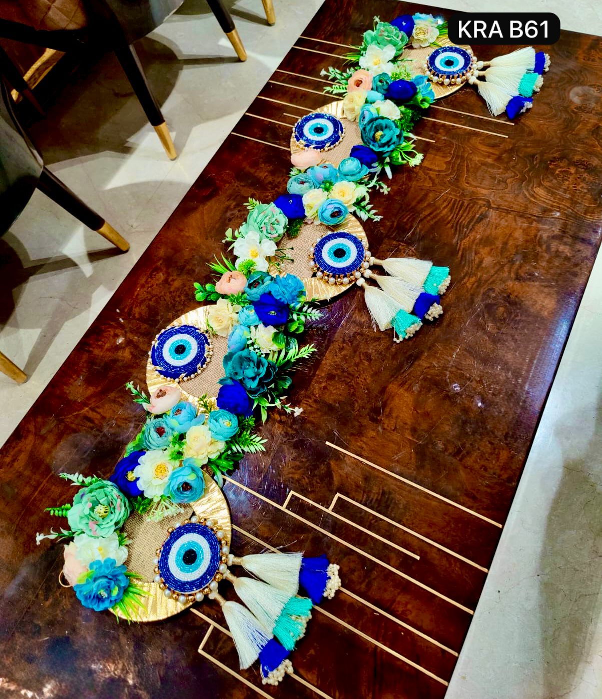 Heavy Evil Eye Floral Bandhanwar KRA B61