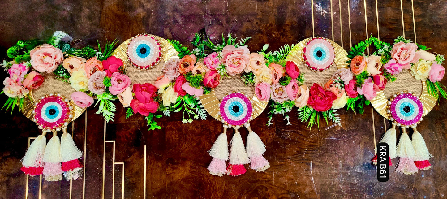 Heavy Evil Eye Floral Bandhanwar KRA B61