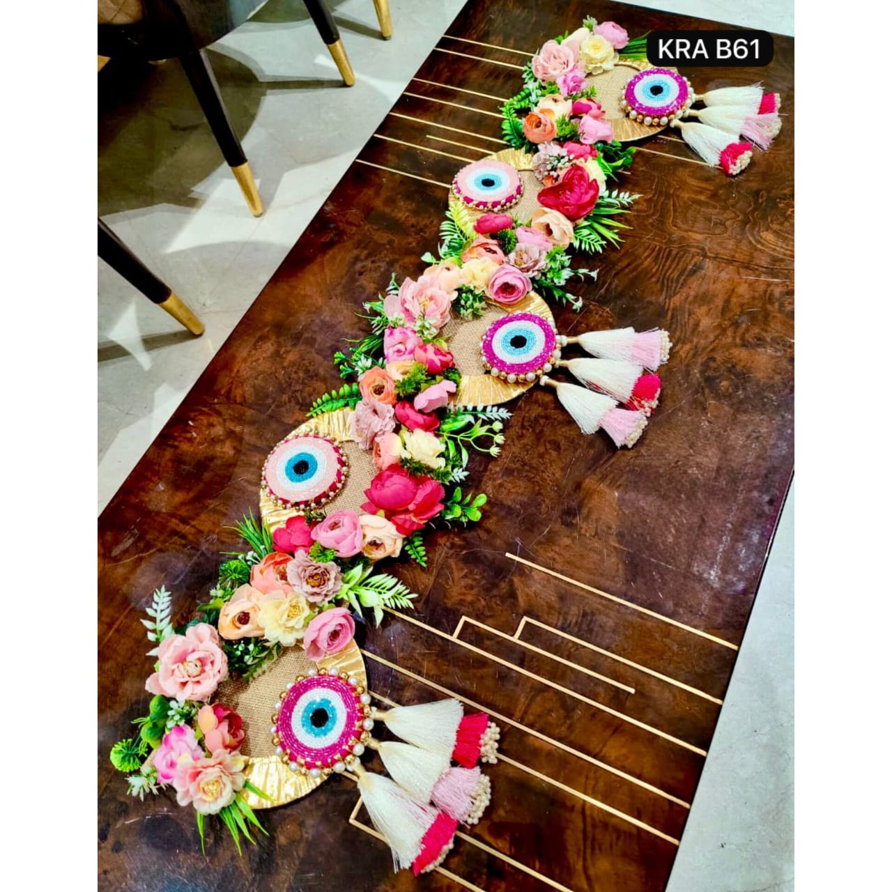 Heavy Evil Eye Floral Bandhanwar KRA B61