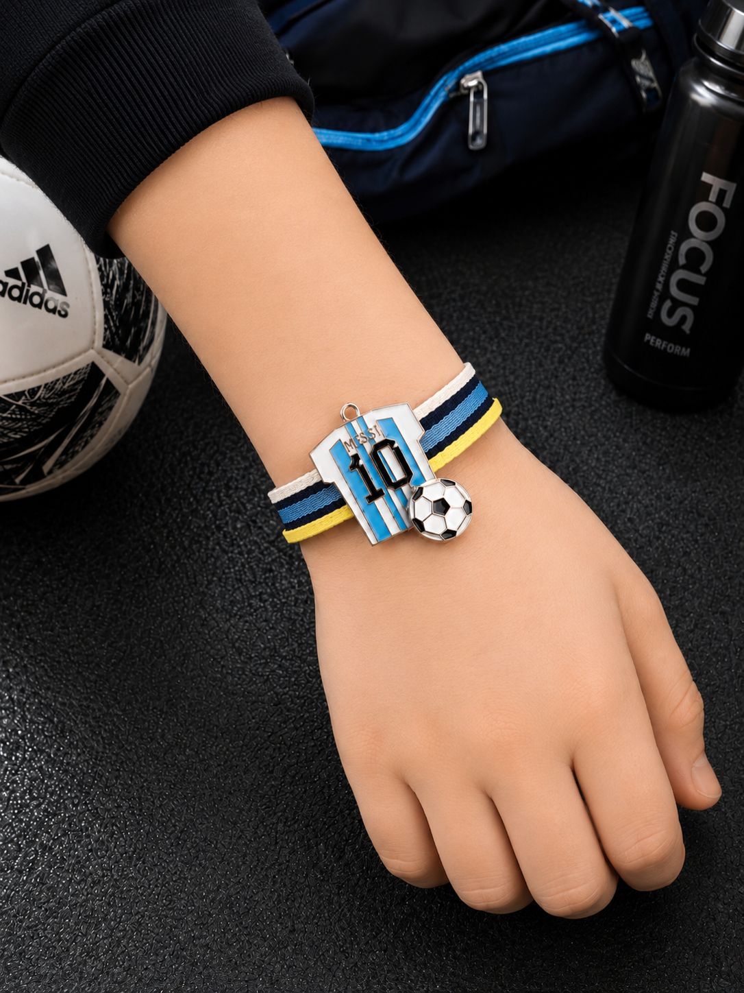 Messi 10 Football Rakhi Band