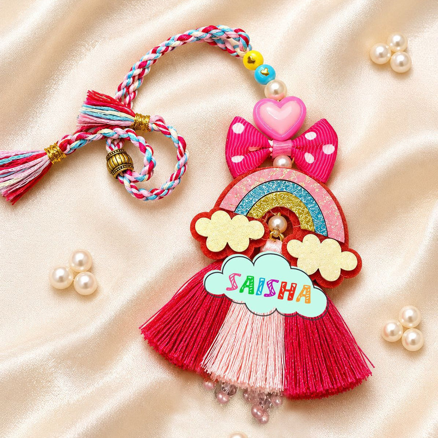 Kids Rainbow Lumba Rakhi