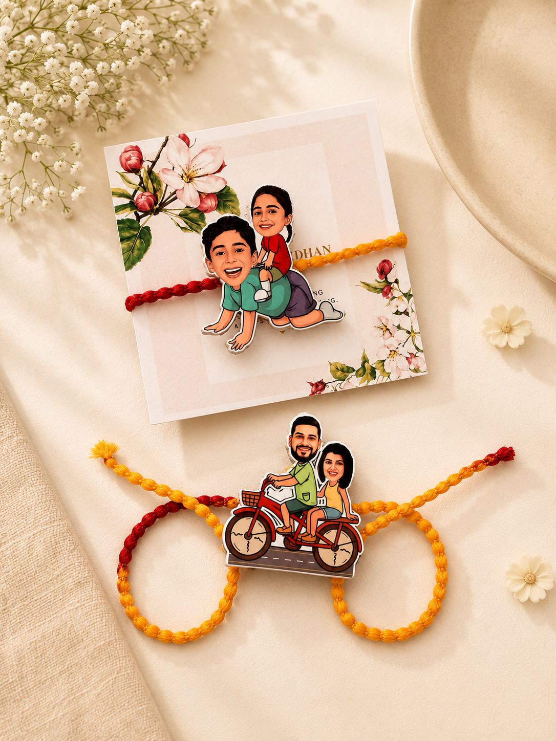 Magnetic Caricature Rakhi