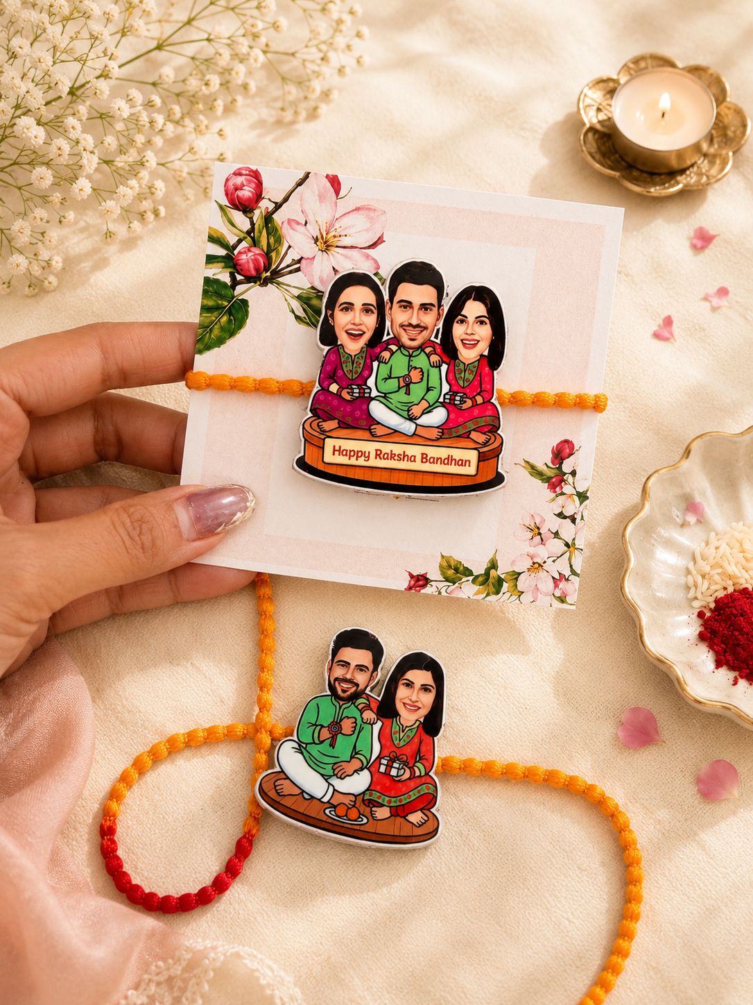Magnetic Caricature Rakhi