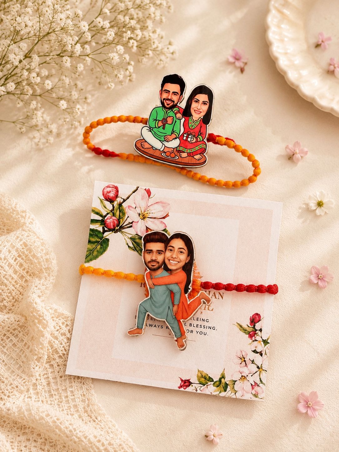 Magnetic Caricature Rakhi