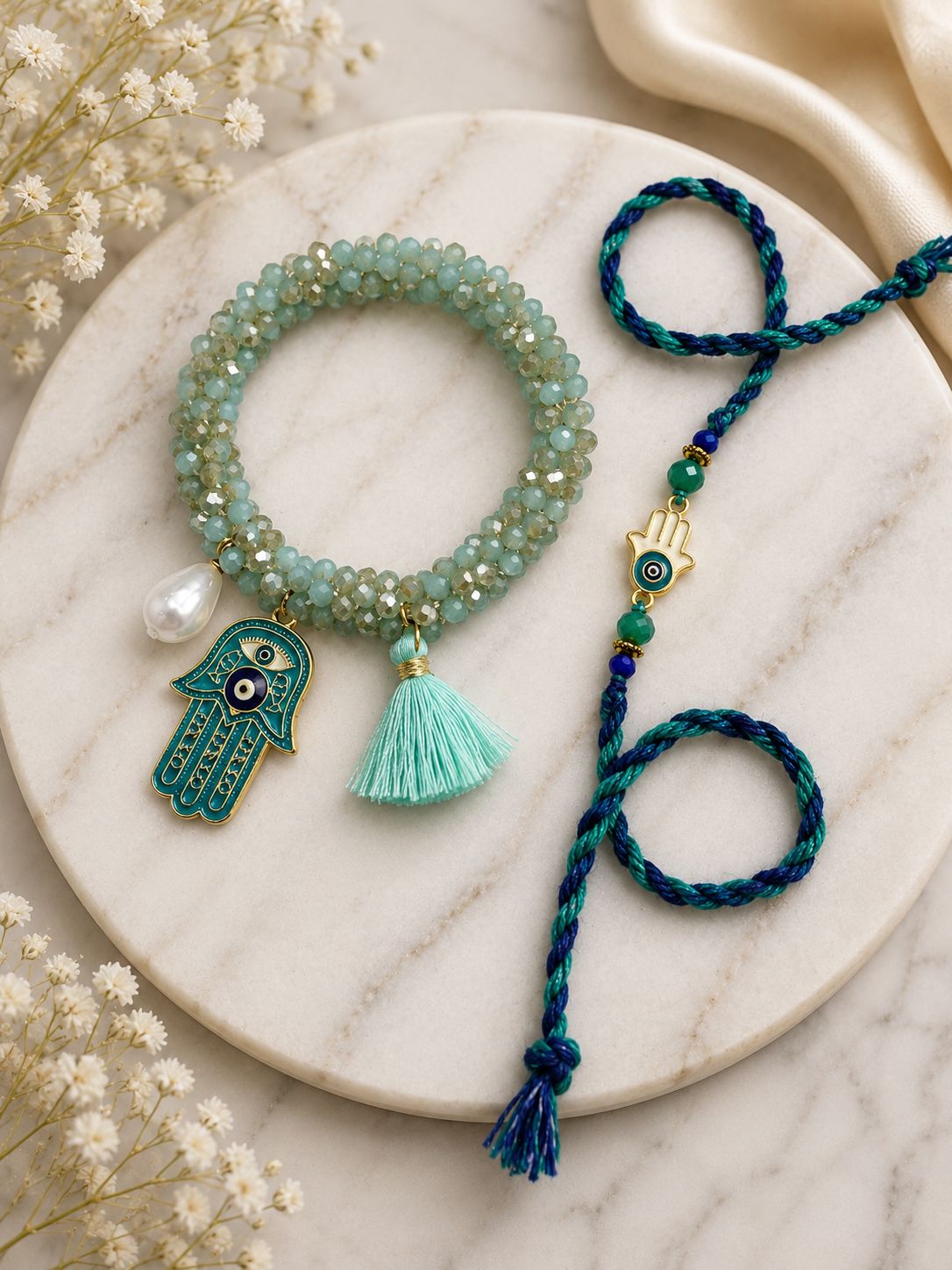 Evil Eye Bhaiya Bhabhi Rakhi Set 3.0