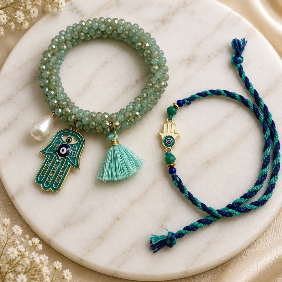 Evil Eye Bhaiya Bhabhi Rakhi Set 3.0