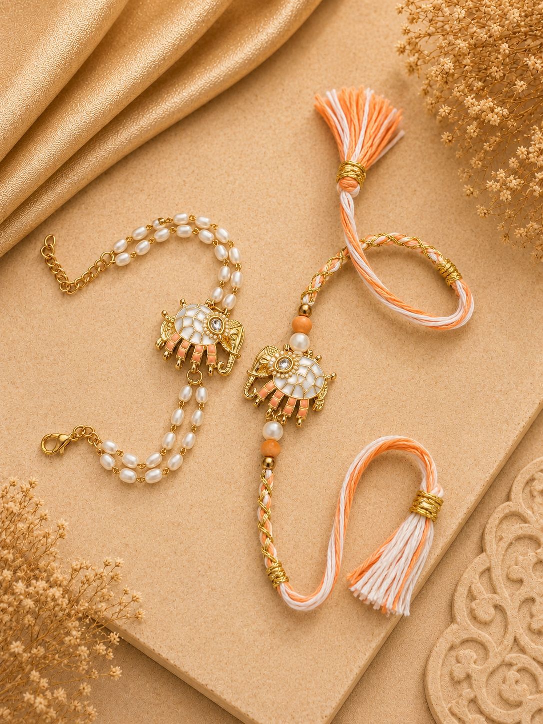 Elephant Rakhi & Lumba Set 2.0