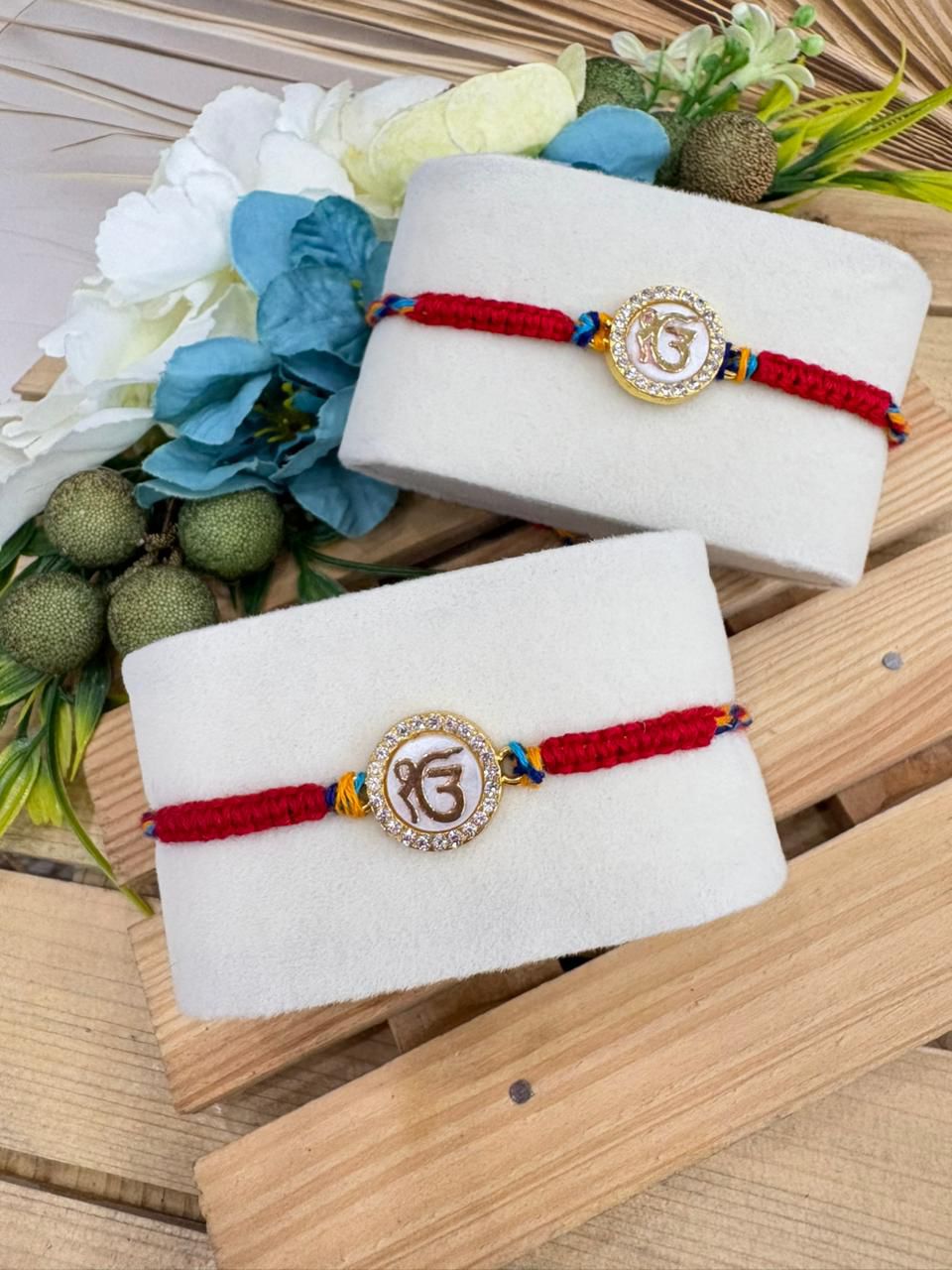 Hand Woven Ek Onkar AD Rakhi
