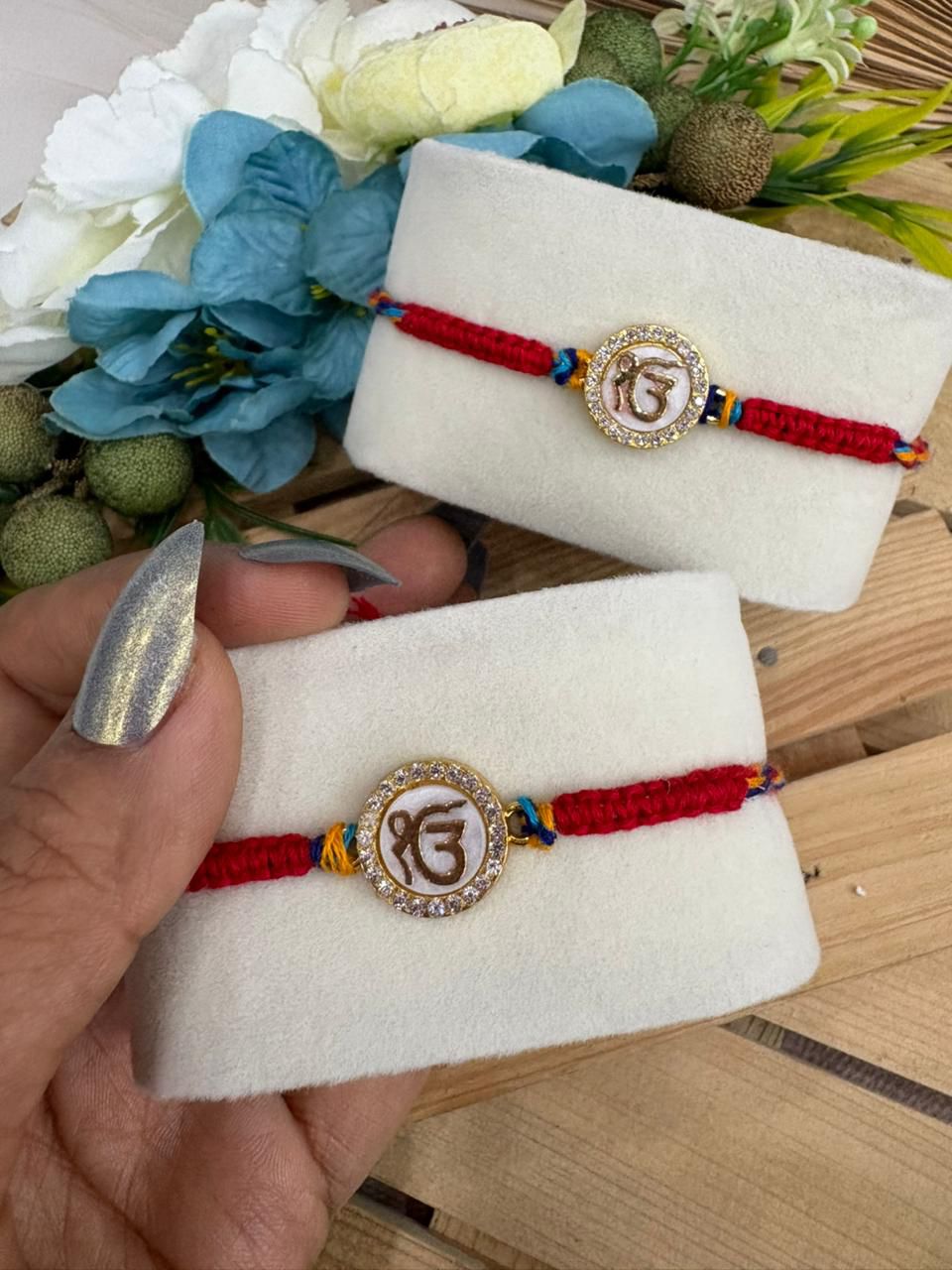 Hand Woven Ek Onkar AD Rakhi