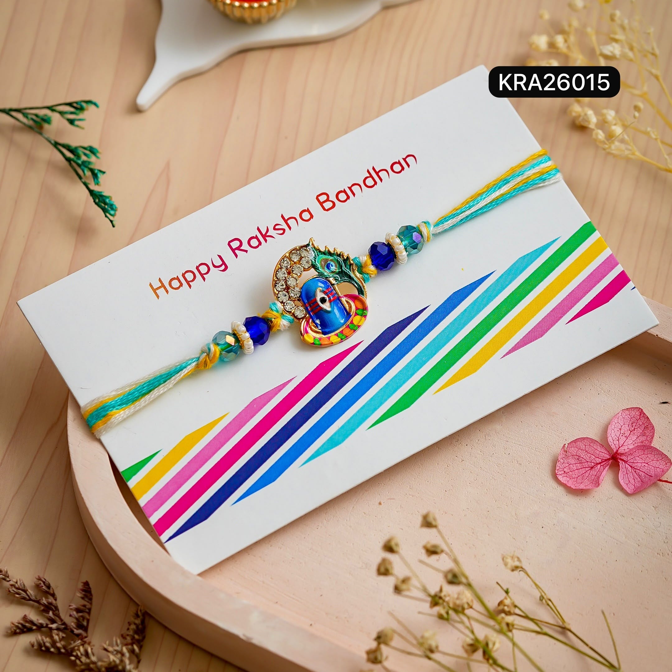 3D Meenakari God Rakhi (KRA26015)