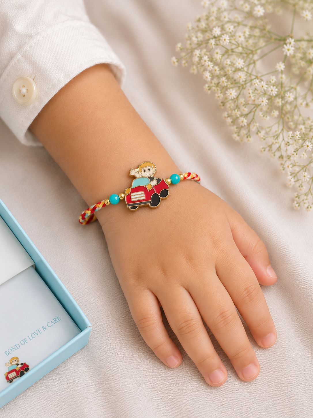 Hand Woven Kids Rakhi